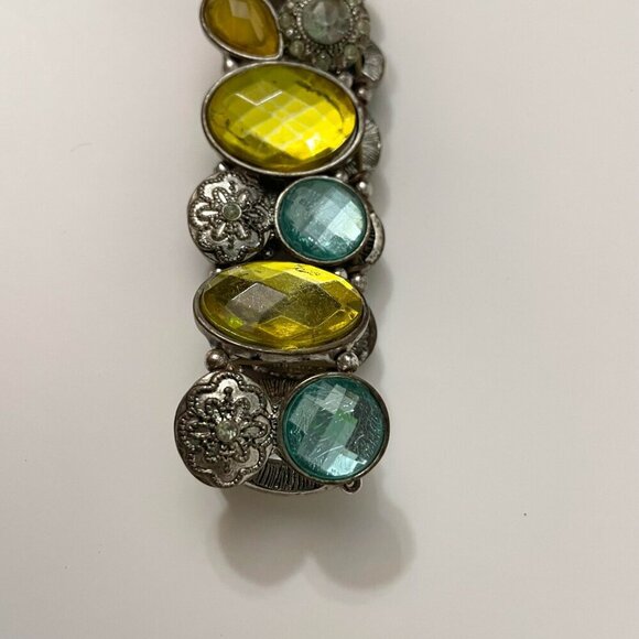 Vintage Elastic Bracelet 8 Inch Long Jewelry - Picture 15 of 16